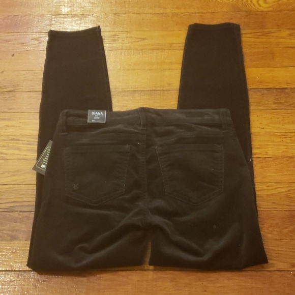 Kut from the Kloth Diana Skinny black corduroy pants - Picture 4 of 6